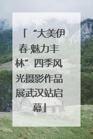 “大美伊春·魅力丰林”四季风光摄影作品展武汉站启幕